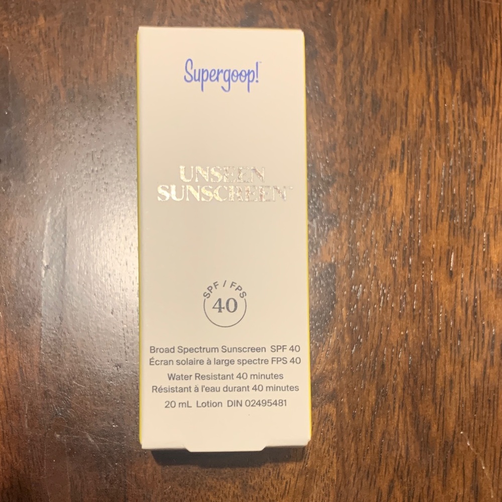 Supergoop! Unseen Sunscreen SPF 40 - Cream and Gold